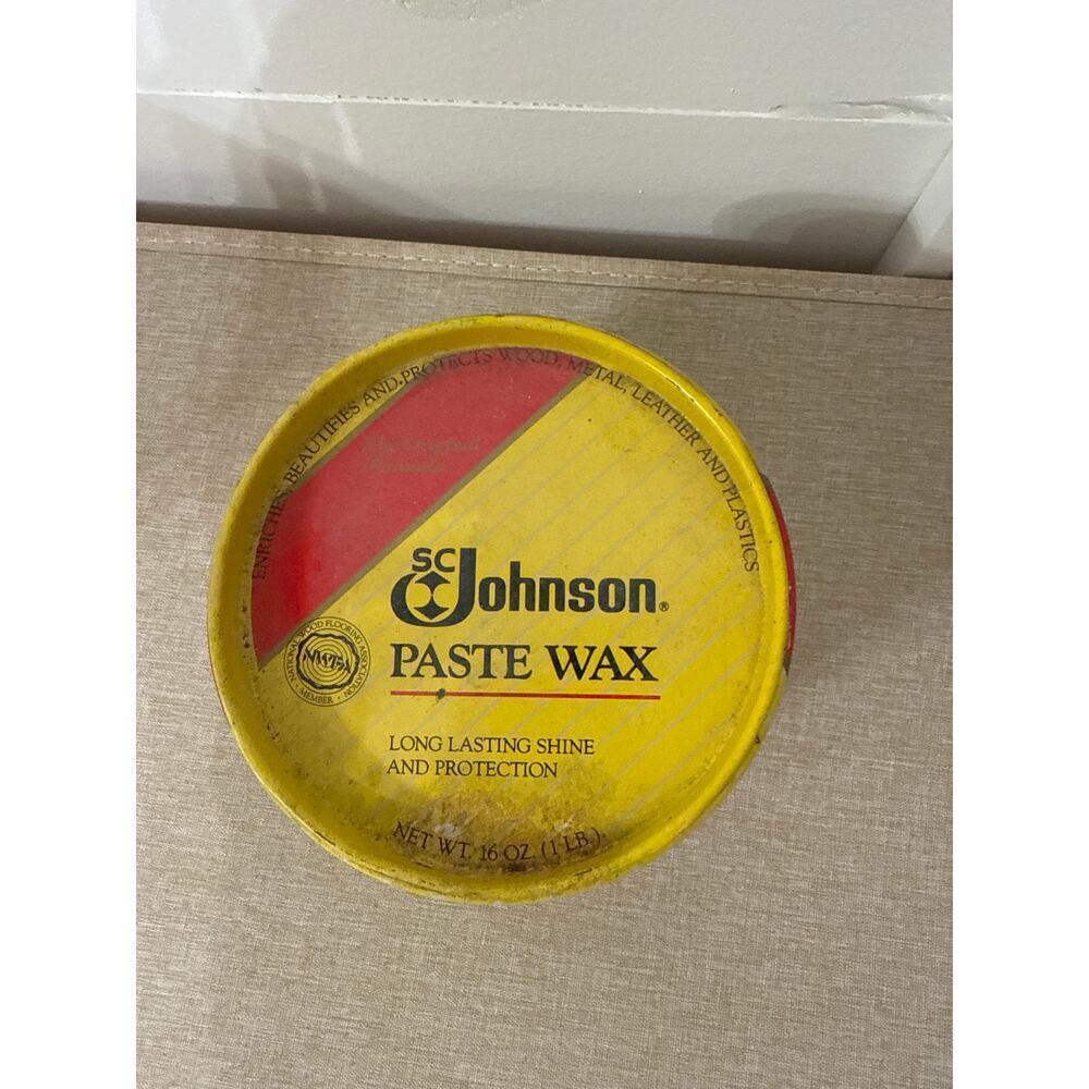 SC Johnson Paste Wax The Original Formula-Now Discontinued- 16 oz, 40% Full